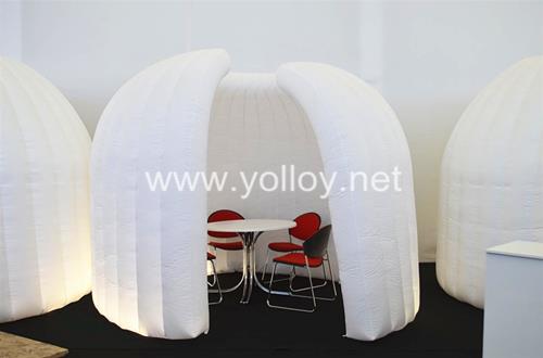 temporary inflatable tent