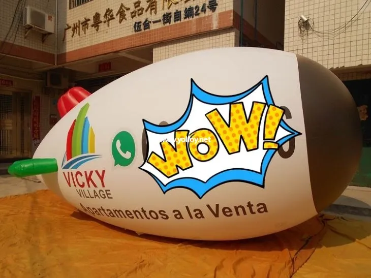 Customized Inflatable Advertising Zeppelin