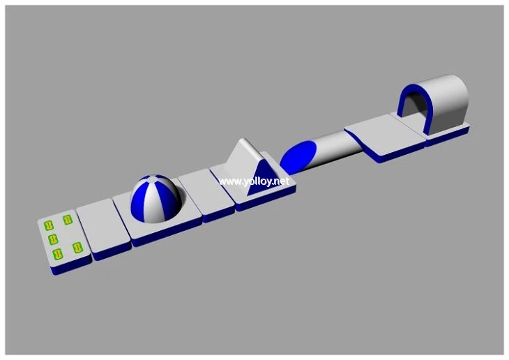 Inflatable Water Obstacle Course For Lake